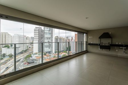 Varanda da Sala de apartamento à venda com 3 quartos, 160m² em Vila Olímpia, São Paulo