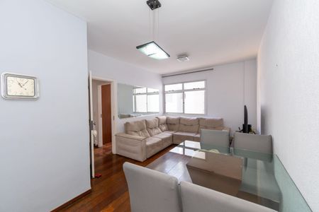 Sala de apartamento à venda com 3 quartos, 75m² em Estoril, Belo Horizonte
