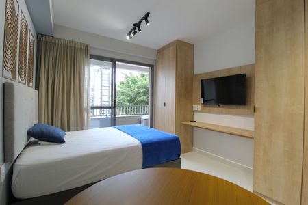 Studio para alugar com 25m², 1 quarto e sem vagaSala/Quarto