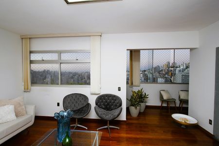 Sala  de apartamento à venda com 3 quartos, 175m² em Vila Paris, Belo Horizonte