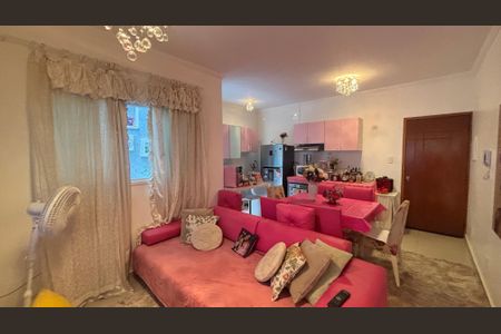 Sala  de apartamento à venda com 3 quartos, 73m² em Vila Curuçá, Santo André