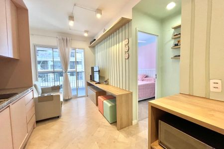 Sala de apartamento à venda com 1 quarto, 34m² em Vila Clementino, São Paulo