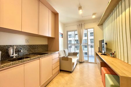 Sala de apartamento à venda com 1 quarto, 34m² em Vila Clementino, São Paulo