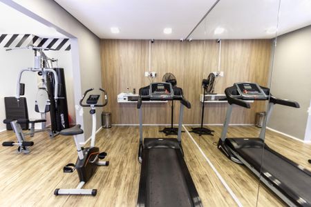 Apartamento para alugar com 34m², 1 quarto e sem vaga Apartamento para alugar com 34m², 1 quarto e sem vagaAcademia