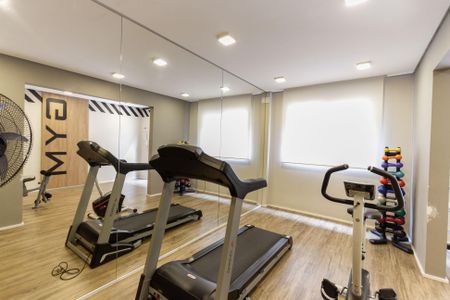 Apartamento para alugar com 34m², 1 quarto e sem vaga Apartamento para alugar com 34m², 1 quarto e sem vagaAcademia