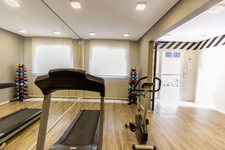 Apartamento para alugar com 34m², 1 quarto e sem vaga Apartamento para alugar com 34m², 1 quarto e sem vagaAcademia