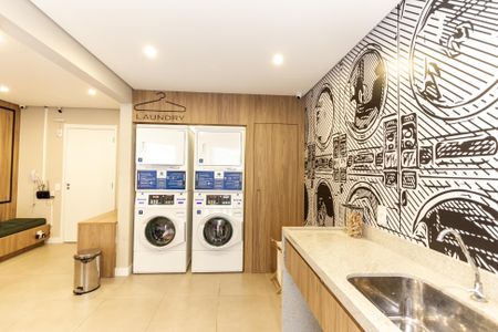 Apartamento para alugar com 34m², 1 quarto e sem vaga Apartamento para alugar com 34m², 1 quarto e sem vagaLavanderia