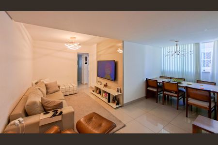 Sala de apartamento à venda com 3 quartos, 90m² em Sagrada Família, Belo Horizonte