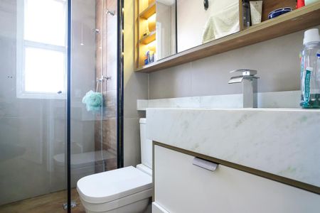 Apartamento à venda com 68m², 2 quartos e 1 vagaBanheiro da suíte