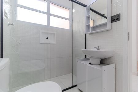 Banheiro Social de apartamento para alugar com 1 quarto, 48m² em Santa Cecilia, São Paulo