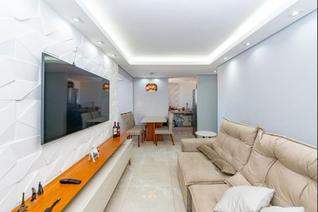 Sala de apartamento à venda com 2 quartos, 69m² em Santa Helena, Belo Horizonte