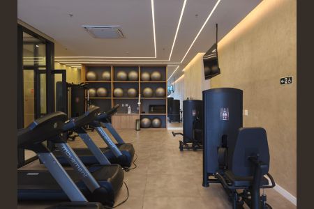 Apartamento à venda com 29m², 1 quarto e sem vaga Apartamento à venda com 29m², 1 quarto e sem vagaAcademia