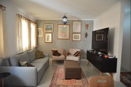 Sala de apartamento à venda com 3 quartos, 124m² em Vila Bastos, Santo André