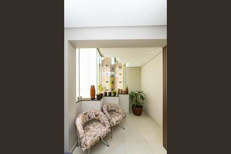 Varanda de apartamento à venda com 3 quartos, 101m² em Jardim América, Belo Horizonte