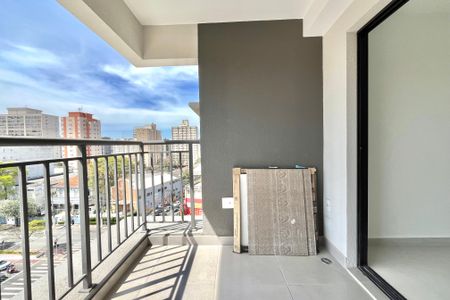 Varanda de apartamento à venda com 1 quarto, 35m² em Mirandópolis, São Paulo