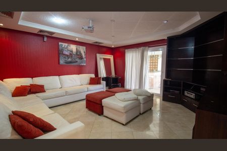 Sala de TV de casa de condomínio à venda com 4 quartos, 600m² em Recreio dos Bandeirantes, Rio de Janeiro