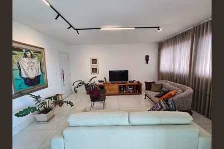 Sala de apartamento à venda com 4 quartos, 135m² em Sion, Belo Horizonte