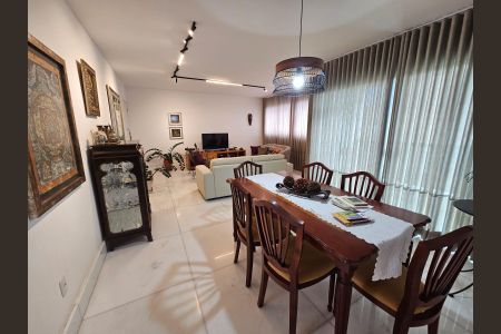 Sala de apartamento à venda com 4 quartos, 135m² em Sion, Belo Horizonte