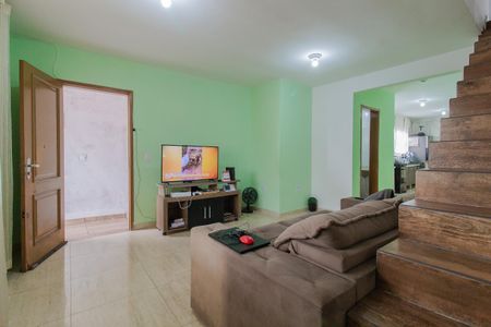 Sala de casa para alugar com 3 quartos, 138m² em Vila Falchi, Mauá