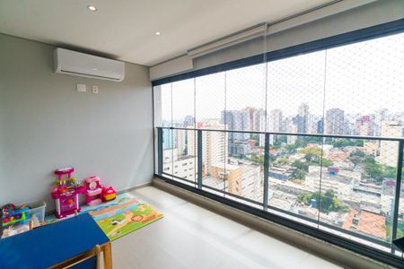 Sacada da Sala de apartamento à venda com 3 quartos, 90m² em Vila Clementino, São Paulo