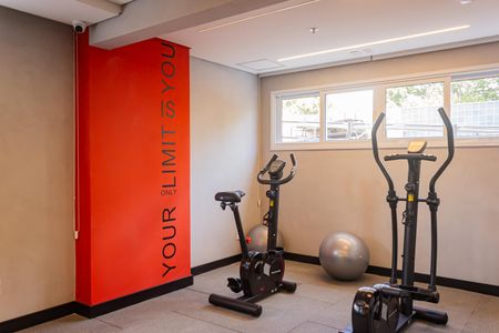Studio à venda com 19m², 1 quarto e sem vaga Studio à venda com 19m², 1 quarto e sem vagaÁrea comum - Academia