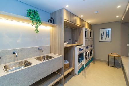 Apartamento para alugar com 26m², 1 quarto e sem vaga Apartamento para alugar com 26m², 1 quarto e sem vagaLavanderia