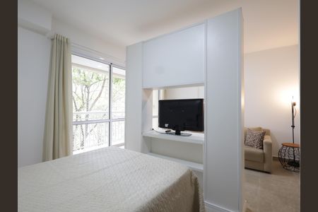 Studio para alugar com 33m², 1 quarto e 1 vagaQuarto