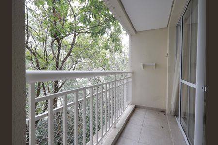Varanda da Sala de kitnet/studio para alugar com 1 quarto, 33m² em Panamby, São Paulo