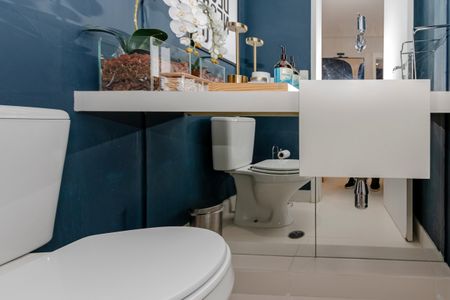 Apartamento à venda com 49m², 1 quarto e 1 vaga Apartamento à venda com 49m², 1 quarto e 1 vagaLavabo da sala