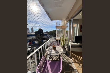 Varanda da Sala de apartamento à venda com 3 quartos, 73m² em Vila Mascote, São Paulo