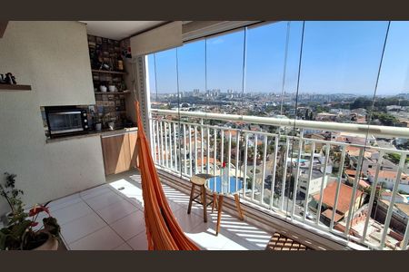 Varanda de apartamento à venda com 3 quartos, 87m² em Jardim São Caetano, São Caetano do Sul