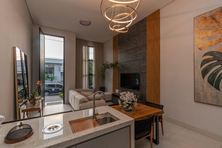Sala de casa de condomínio para alugar com 3 quartos, 160m² em Parque Olívio Franceschini, Hortolândia