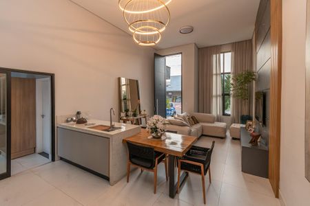 Sala de casa de condomínio para alugar com 3 quartos, 160m² em Parque Olívio Franceschini, Hortolândia