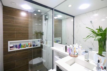 Apartamento à venda com 107m², 3 quartos e 2 vagasBanheiro Social