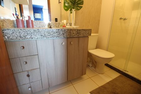 Apartamento à venda com 60m², 1 quarto e 1 vagaBanheiro da Suíte