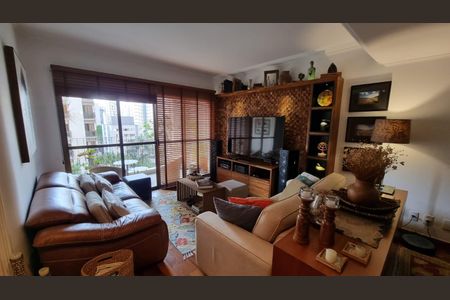 Sala de apartamento à venda com 3 quartos, 160m² em Indianópolis, São Paulo