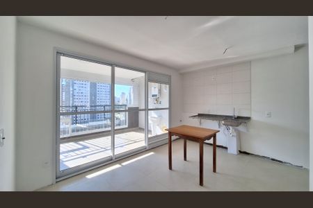 Sala/Cozinha de apartamento à venda com 2 quartos, 54m² em Barra Funda, São Paulo