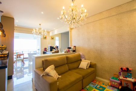 Sala de apartamento à venda com 3 quartos, 75m² em Vila Apiaí, Santo André