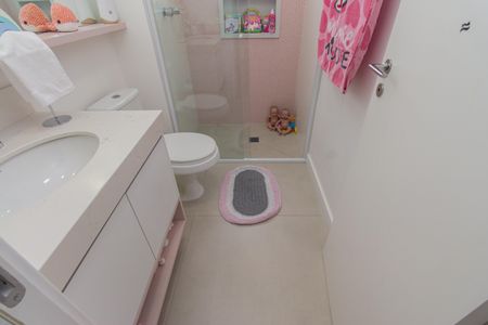 Apartamento à venda com 124m², 3 quartos e 3 vagas Apartamento à venda com 124m², 3 quartos e 3 vagasBanheiro da Suíte 1