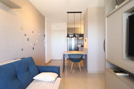 Sala de apartamento para alugar com 1 quarto, 37m² em Ribeirânia, Ribeirão Preto