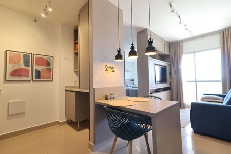 Sala de apartamento para alugar com 1 quarto, 37m² em Ribeirânia, Ribeirão Preto
