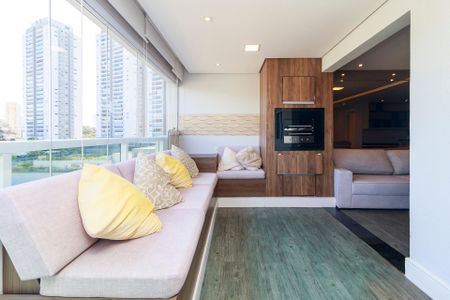Sala - Varanda de apartamento para alugar com 2 quartos, 92m² em Jardim Dom Bosco, São Paulo