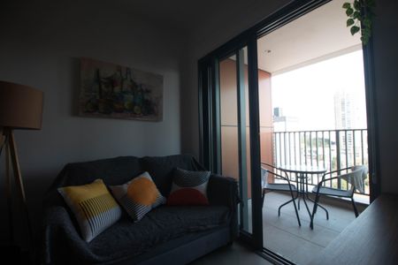 Sala/Cozinha de apartamento para alugar com 1 quarto, 27m² em Chácara Santo Antônio (zona Sul), São Paulo