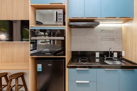 Apartamento à venda com 26m², 1 quarto e sem vaga Apartamento à venda com 26m², 1 quarto e sem vagaCozinha