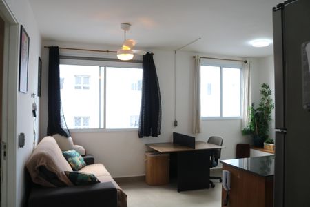 Sala/Cozinha de apartamento à venda com 1 quarto, 35m² em Barra Funda, São Paulo