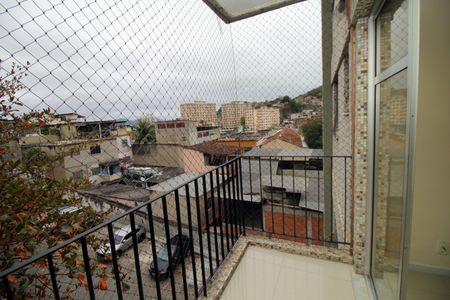 Varanda da Sala de apartamento para alugar com 2 quartos, 58m² em Vaz Lobo, Rio de Janeiro