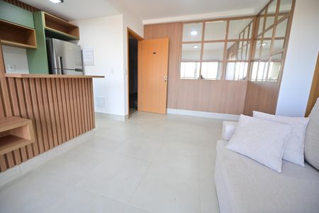 Sala de apartamento para alugar com 2 quartos, 59m² em Serrinha, Goiânia
