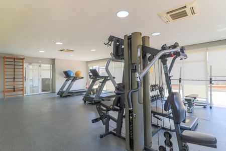 Apartamento à venda com 50m², 1 quarto e 1 vaga Apartamento à venda com 50m², 1 quarto e 1 vagaÁrea comum - Academia