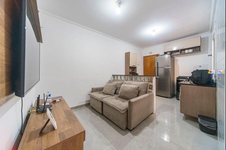 Sala de apartamento à venda com 2 quartos, 44m² em Jardim Las Vegas, Santo André