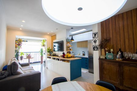 Sala de apartamento à venda com 3 quartos, 70m² em Campestre, Santo André